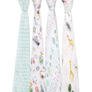 Aden and Anais Around the World Classic Muslin Swaddles 4 Set