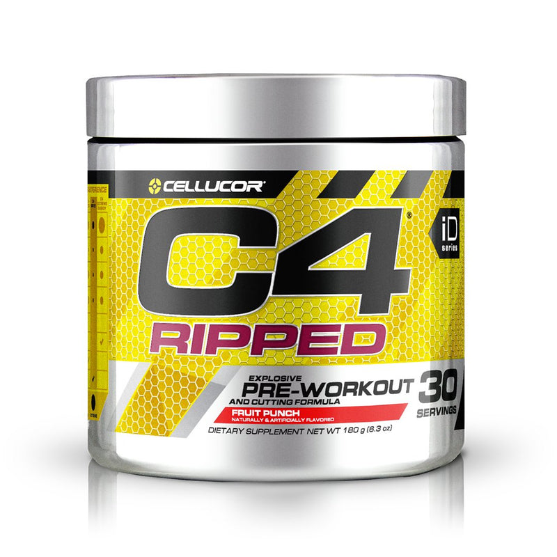 Cellucor C4 Ripped Explosive Pre-Workout Tropical Punch 30 Servings 6.3 oz