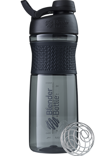  BlenderBottle Pro45 Extra Large Shaker Bottle, Grey/Blue, 45-Ounce:  Home & Kitchen