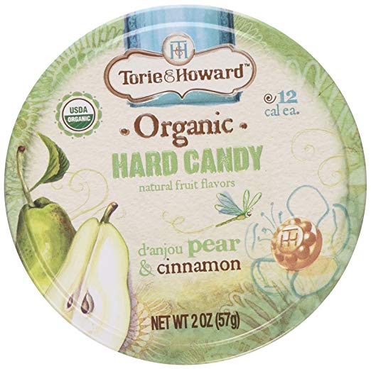 Torie and Howard Organic Hard Candy Pear & Cinnamon 2 oz