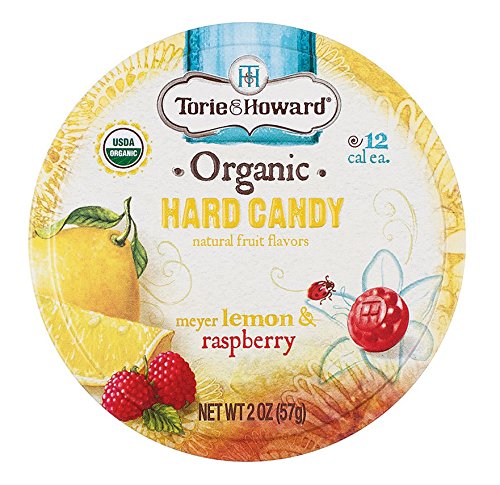 Torie and Howard Organic Hard Candy Lemon & Raspberry 2 oz