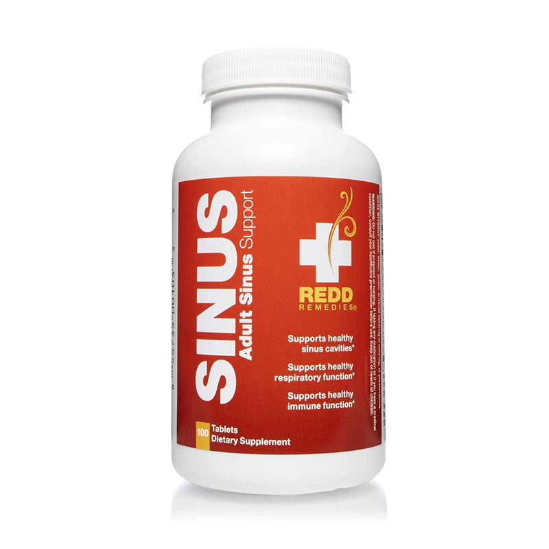 Redd Remedies Sinus Adults Sinus Support 100 Tablets