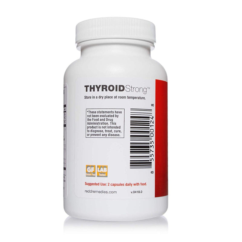 Redd Remedies Thyroid Strong 60 Veg Capsules