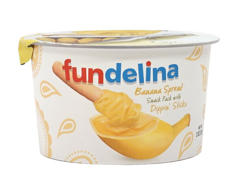 Fundelina Snack Pack with Dipping Sticks Banana Spread 2 oz