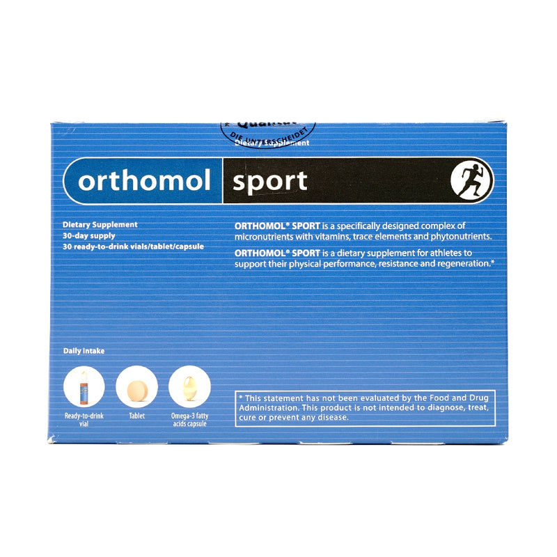 Orthomol Sport (Drink vial, tablet, capsule) 30 Days supply