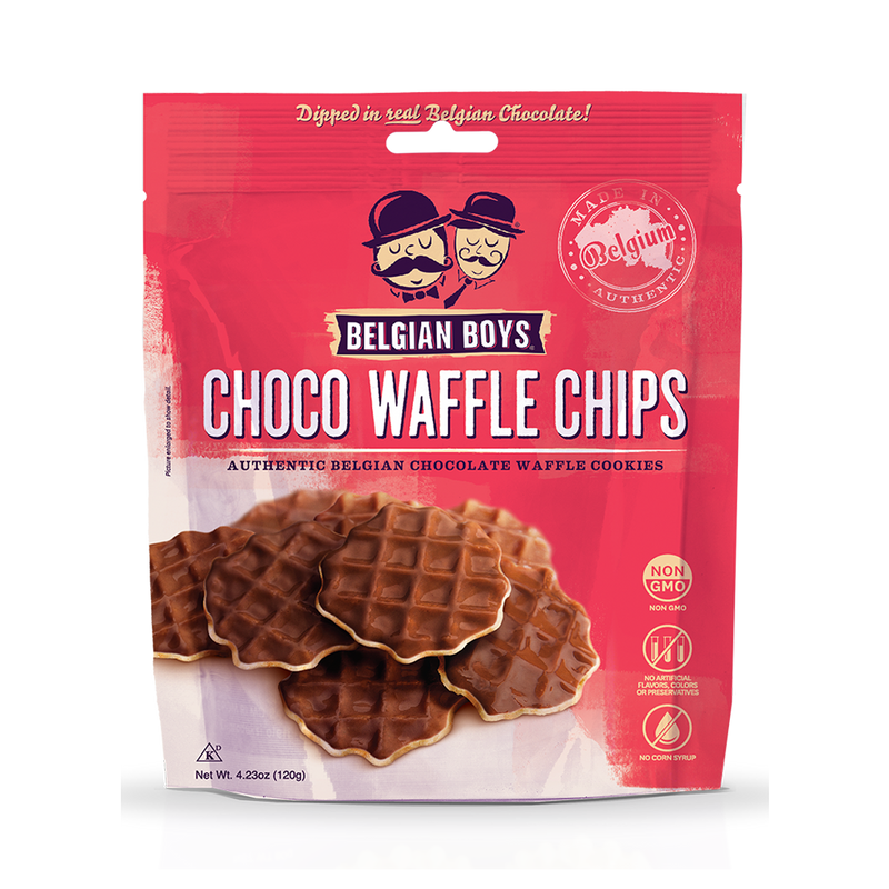 BELGIAN BOYS Choco Waffle Chip 4.23 oz