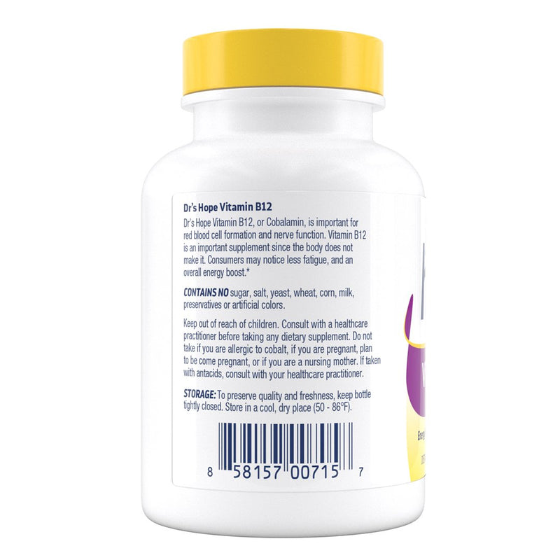 Dr's Hope Vitamin B12 with Xylitol 90 Chewables