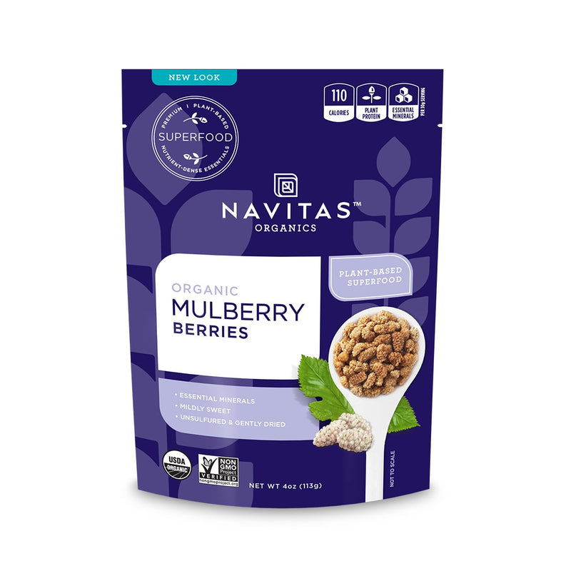Navitas Naturals Organic Mulberry Berries 8 oz