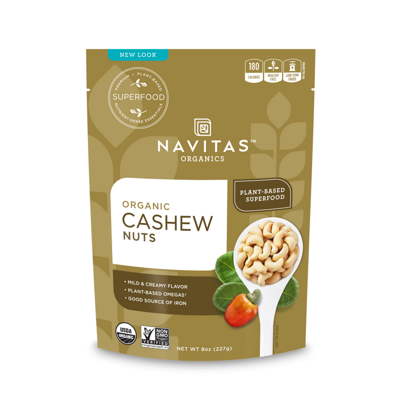 Navitas Naturals CASHEW Nuts 8 oz
