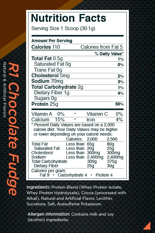 Rule One R1 Protein Chocolate Fudge 5.09 lb