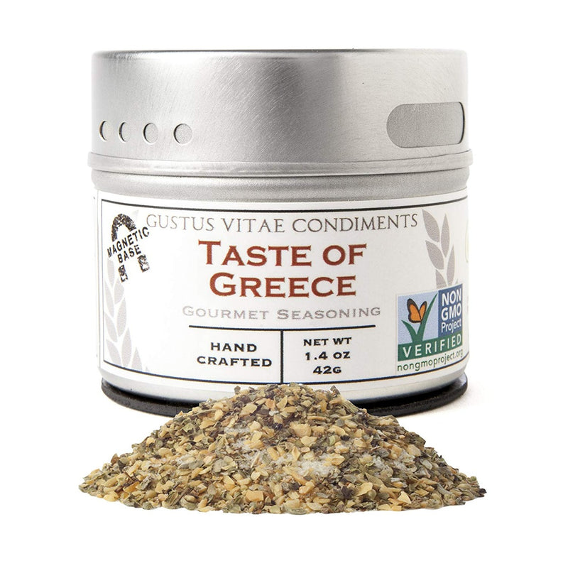 Gustus Vitae Taste of Greece Gourmet Seasoning Dry Rub 2.7 oz