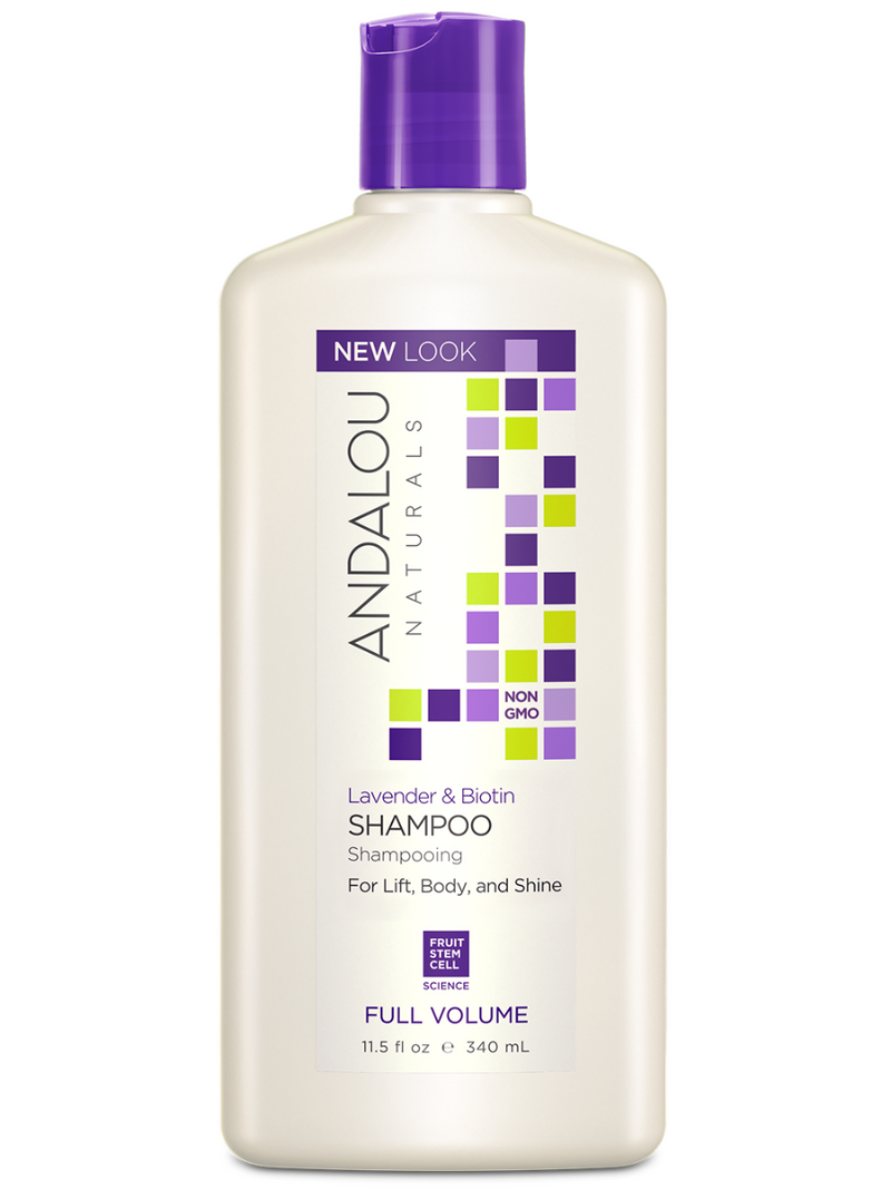 Andalou Naturals Full Volume Shampoo Lavender & Biotin 11.5 fl oz