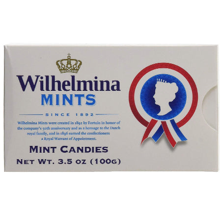 Wilhelmina Mints Naturally Flavored Mint Candies 3.5 oz