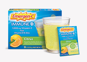 Emergen-C Immune+ With Vitamin D Citrus 30 Packets