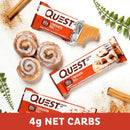 Quest Nutrition QuestBar Protein Bar Cinnamon Roll 12 Bars