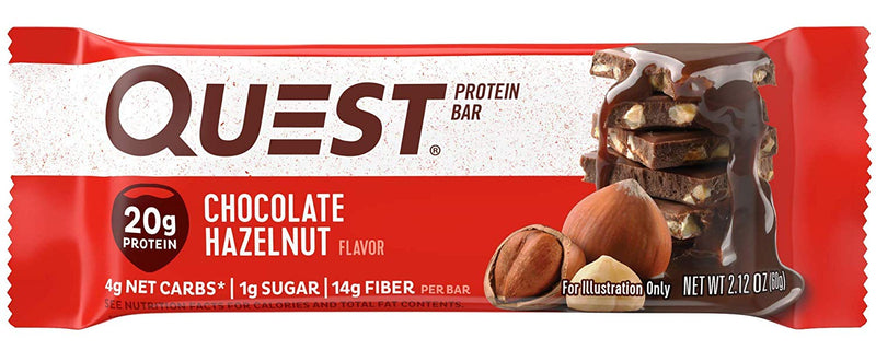 Quest Bar Protein Bar Chocolate Hazelnut 12 Bars