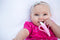 Baby Banana Infant Toothbrush Pink 1 Product