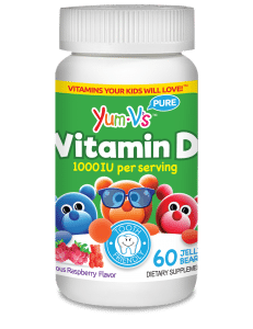 Yum-Vs Vitamin D for Kids Raspberry 1,000 IU 60 Jellies