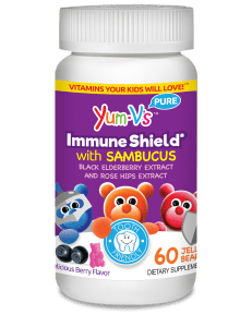 Yum-Vs Immune Shield With Sambucus Berry Flavor 60 Jellies